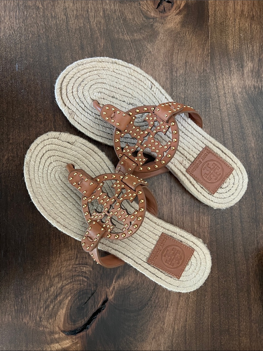 Tory Burch,  Miller Stud Espadrille Sandal